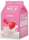 A'Pieu Strawberry Milk One Pack Μάσκα Προσώπου για Λάμψη 21gr