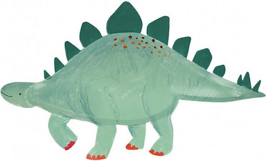 Meri Meri Dinosaur Plate for Party 4pcs