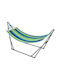 Outsunny Single Hammock with Stand Green 270x100cm