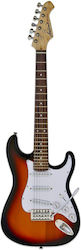 Aria Pro II STG-MINI Ηλεκτρική Κιθάρα ST Style 3 Tone Sunburst Aria Pro II STG-MINI Ηλεκτρική Κιθάρα ST Style 3 Tone Sunburst