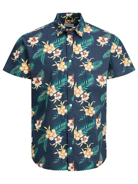 Copii Floral Cămașă Cu mânecă scurtă Multicolor