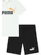 Kids' Set with Shorts Summer 2pcs White
