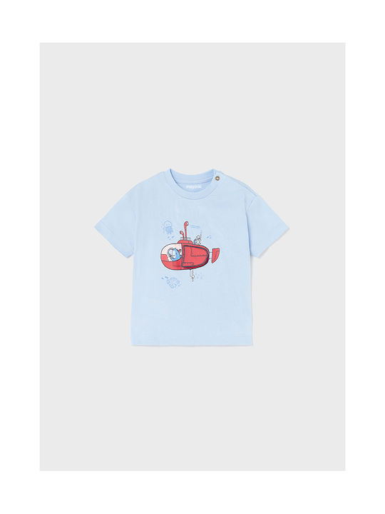 Mayoral Kids T-shirt Light Blue