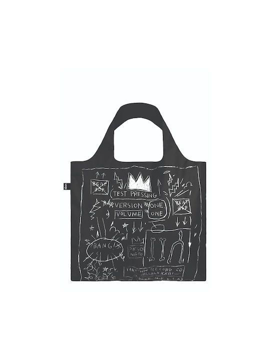 Loqi Jean Michel Basquiat Crown Τσάντα για Ψώνια σε Μπεζ χρώμα