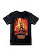 Heroes INC Eddie Rocks Tricou Stranger Things Negru Bumbac