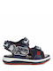 Geox Kids' Sandals Anatomic with Velcro & Lights Navy Blue