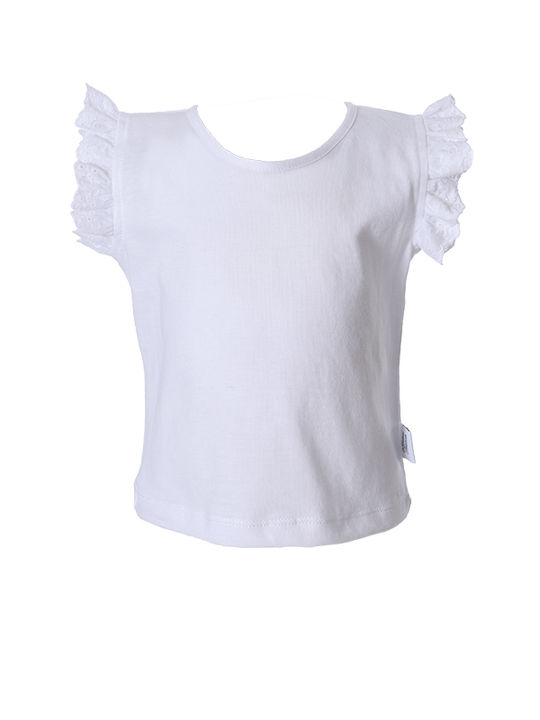 Matoufrance Kids Blouse Sleeveless White