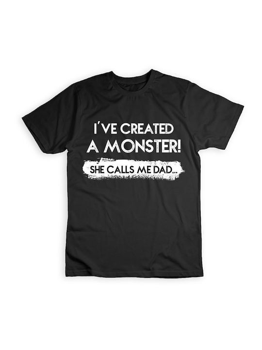 I've Created a Monster T-shirt Black Cotton