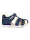 Geox Shoe Sandals Elthan Anatomic Navy Blue