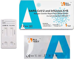 All Test SARS-Cov-2 & Influenza A+B Antigen Rapid Self Test with Nasal Sample 40pcs