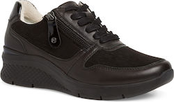Tamaris Comfort Γυναικεία Ανατομικά Sneakers Μαύρα