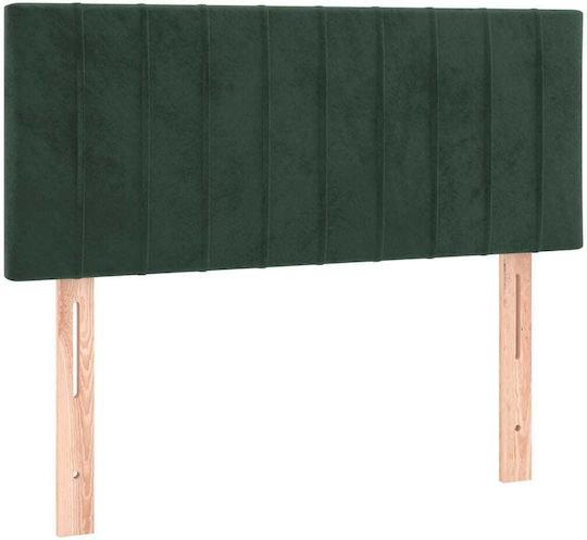 vidaXL Stoff Kopfstütze für Betten Dunkelgrünes 80x88cm