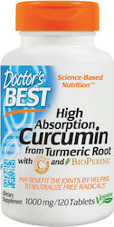 Doctor's Best Hochabsorbierbares Kurkuma 1000mg 120 Tabletten