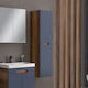 Martin Trend Wall Hung Cabinet Bathroom Column Cabinet L35xD35xH138cm Blue