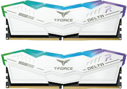 TeamGroup Delta 32GB DDR5 RAM με 2 Modules (2x16GB) και Ταχύτητα 7200 για Desktop