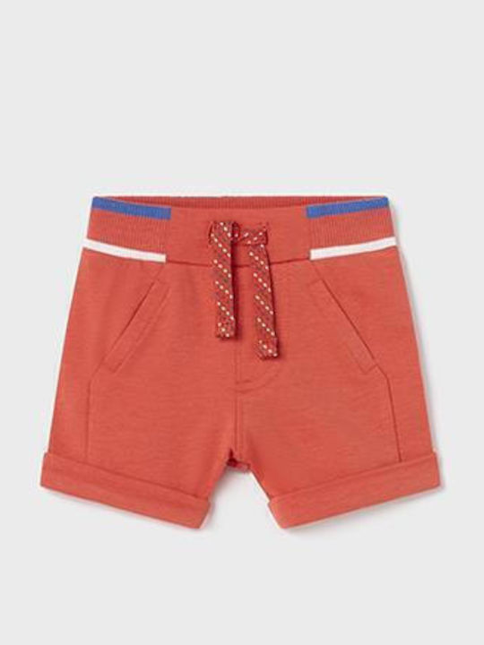 Mayoral Kids' Shorts/Bermudas Fabric Orange 2pcs