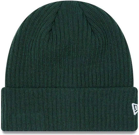 Ribbed Beanie Cap Green