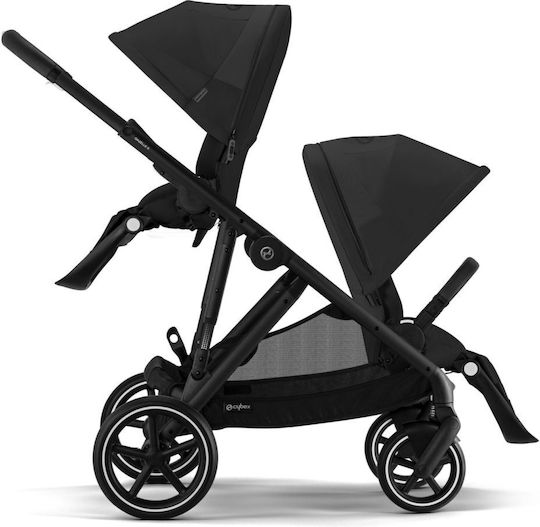 Cybex Gazelle S Blk Καρότσι Μωρού Kατάλληλο για Nεογέννητο Moon Black 12.6kg