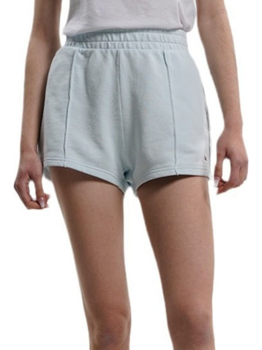 Essential Femei Talie înaltă Pantaloni scurți Pantaloni scurți Albastru deschis