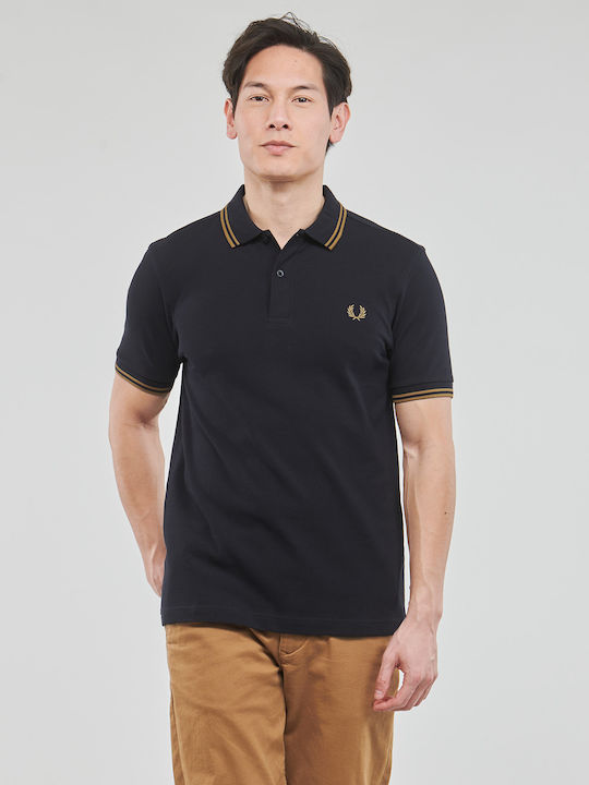 Fred Perry Men's Blouse Polo Navy Blue