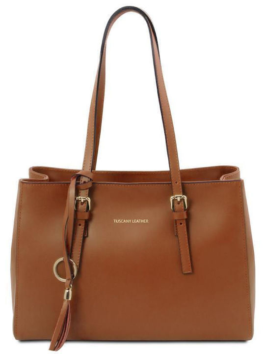 Tuscany Leather Δερμάτινη Γυναικεία Τσάντα Ώμου...