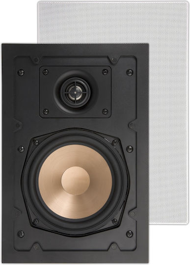 Artsound HPRE650 Παθητικά Εντοιχιζόμενα Ηχεία 120W (Ζεύγος) 19x7x28εκ. Λευκά