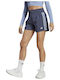 Adidas Tiro Women's High-waisted Sporty Shorts Blue