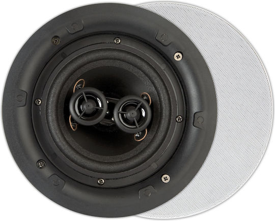 Artsound FL550 Παθητικό Ηχείο Οροφής 100W (Τεμάχιο) 20x7x20εκ. Λευκό