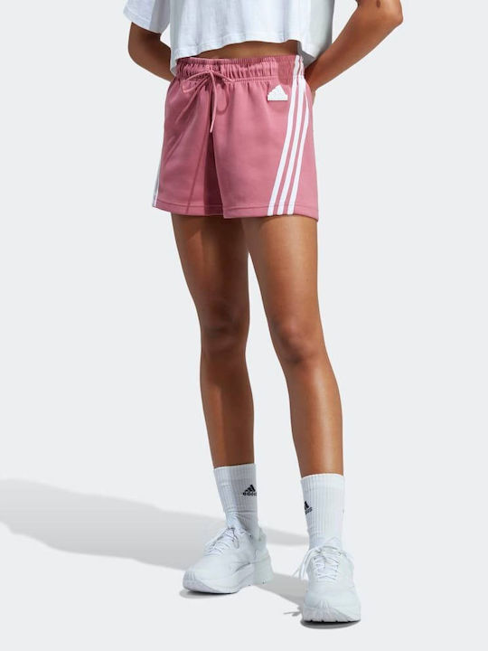 Adidas Future Icons Γυναικείο Ψηλόμεσο Σορτς Ροζ