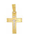 Triantos Gold Kreuz 18K mit dem Gekreuzigten