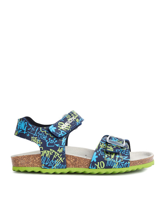 Geox Kinder Sandalen Ghita Anatomisch Blau