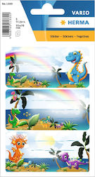 Herma Notebook Labels Vario Dinosaurs 9pcs