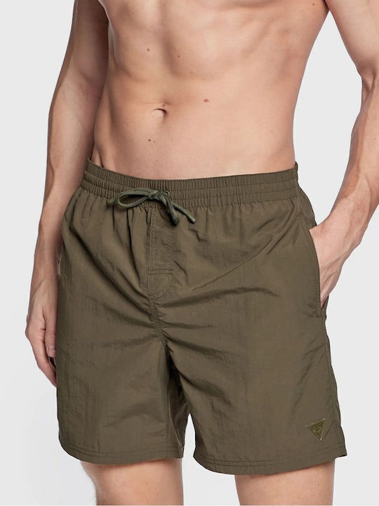 Guess F3GT00WFFI2 Men's Swimwear Shorts Olive