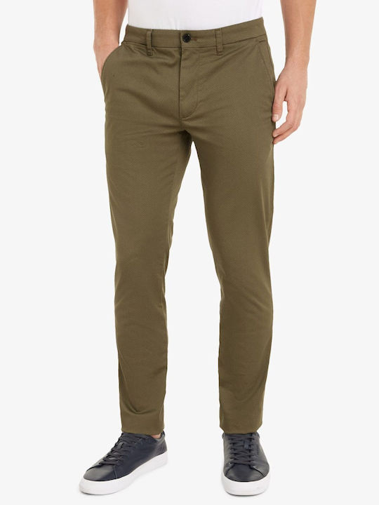 Tommy Hilfiger Ανδρικό Παντελόνι Chino Χακί