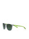 Zippo Sunglasses with Gray Plastic Frame and Green Lens OB142-05