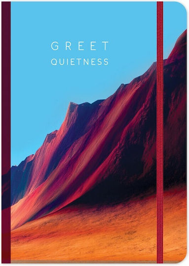 adBook Great Quiteness Notebook 192 Sheets B5 Ruled with Elastic Multicolour