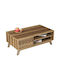 Rechteckig Couchtisch Walnut L105xB60xH38.2cm