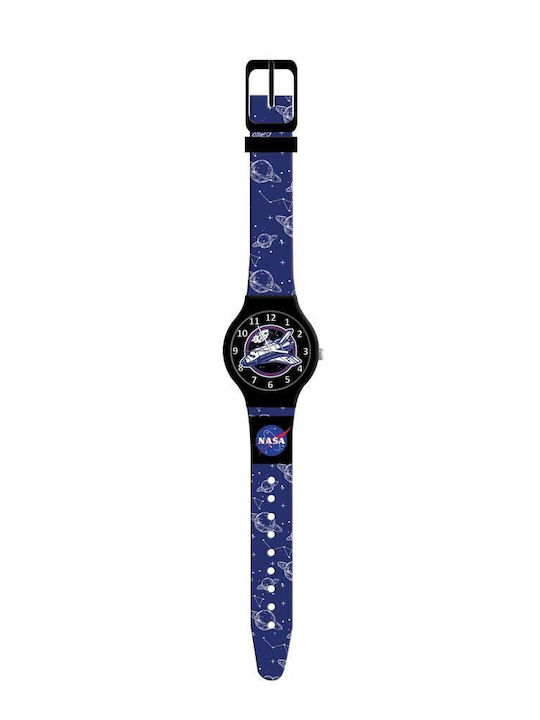 Διακάκης Παιδικό Αναλογικό Ρολόι 33mm Nasa Μπλε