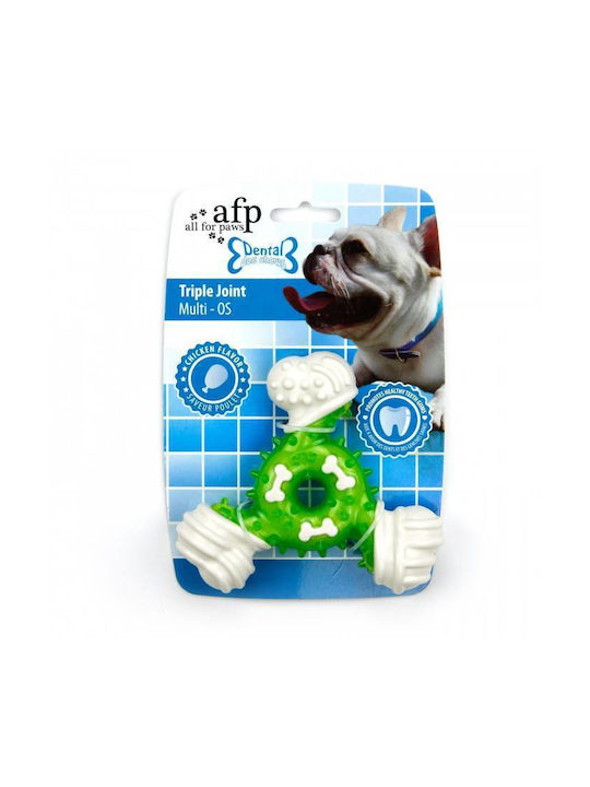 All For Paws Dental Triple Joint Bone Toy Dog w...