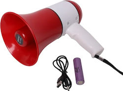 Megaphone GX-528U Megaphone Built-In Amplifier with Voice Recording Red