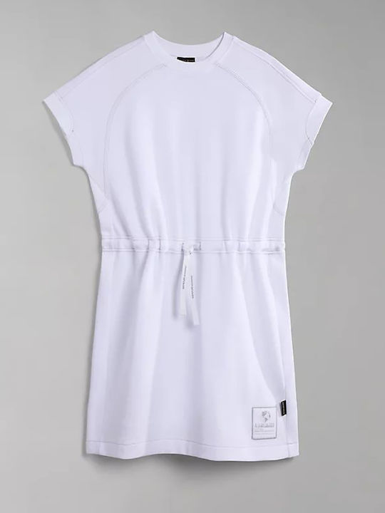 Napapijri Mini All Day Φόρεμα Κοντομάνικο Λευκό