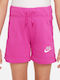 Kids' Athletic Shorts/Bermudas Sportswear Club Fuchsia