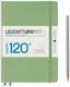 Leuchtturm1917 Edition 120 Notebook 102 Sheets A5 with Dots and Elastic Green