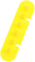 Cable Clips 1pc Yellow