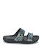 Kinder Badeschlappen Schwarz Glitter