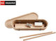 Miquelrius Just Black Kids Stationery Set with Pencil, Sharpener, Eraser, Ruler and Pencil Case 5pcs