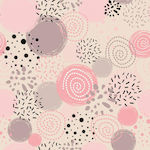 Party Napkins Polka Dots 33x33cm Pink 33x33cm. 20pcs