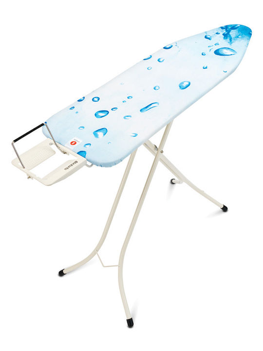 Brabantia Ice Water Ironing Board for Steam Iron Foldable 124x38x96cm