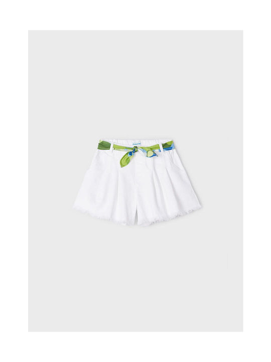 Mayoral Kinder Shorts/Bermudas Stoff Weiß