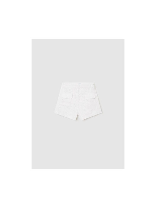 Mayoral Kinder Shorts/Bermudas Stoff Weiß